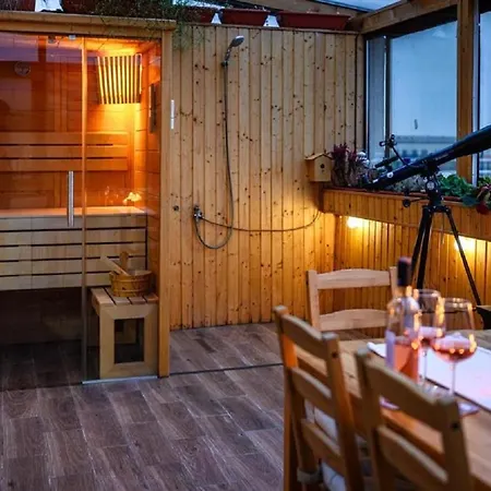 Penthouse With Sauna And Terrace شقة بوخارست